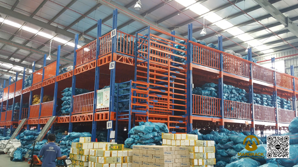 sàn chứa hàng công nghiệp tảii trọng nặng