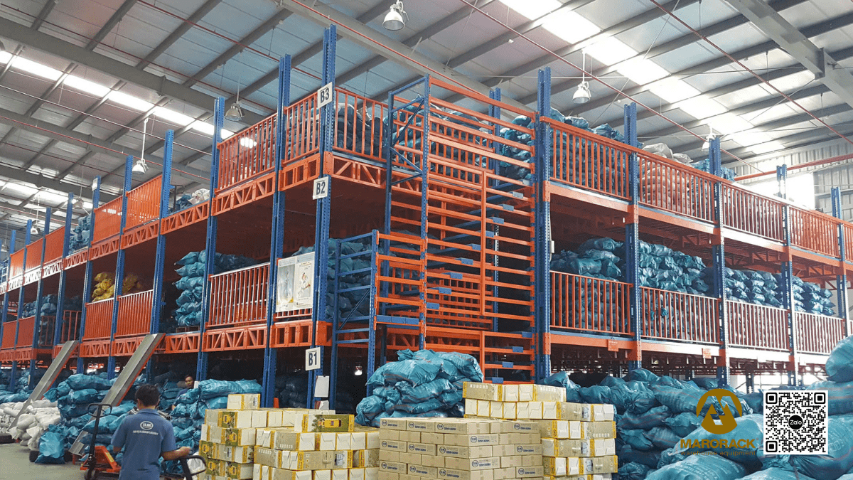 sàn chứa hàng công nghiệp tảii trọng nặng