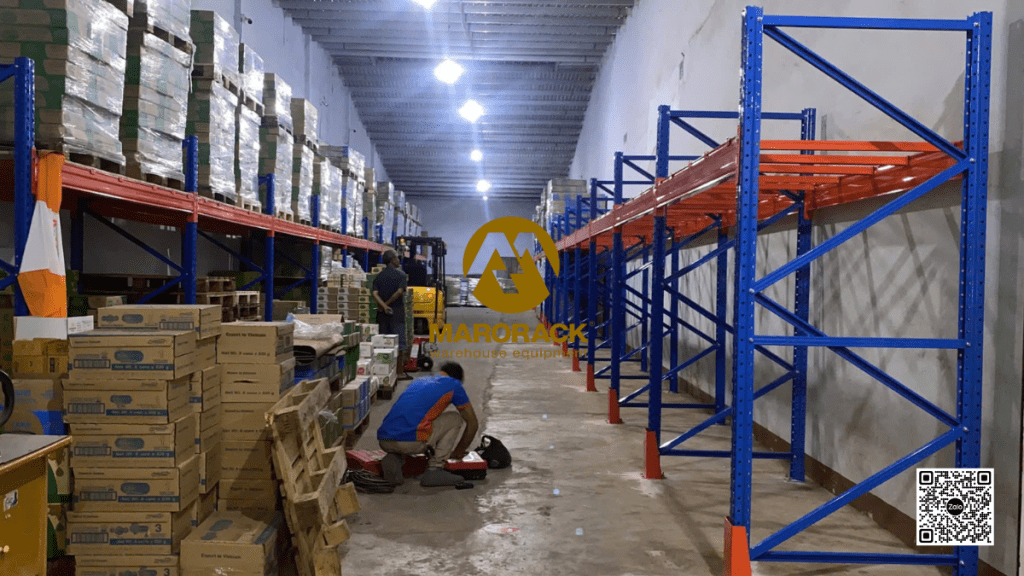 kệ selective 1 tầng chứa pallet