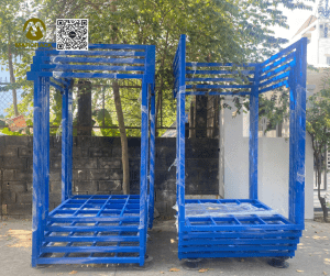 pallet chồng ngược trong kho lạnh