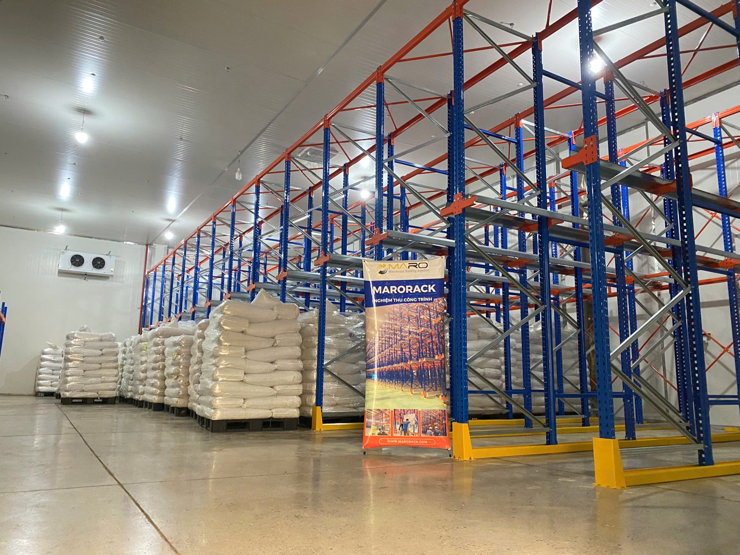 Hệ thống kệ Drive-In cho kho lưu trữ pallet mật độ cao